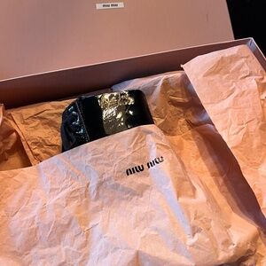 Miu Miu Patent Leather Boots never worn
